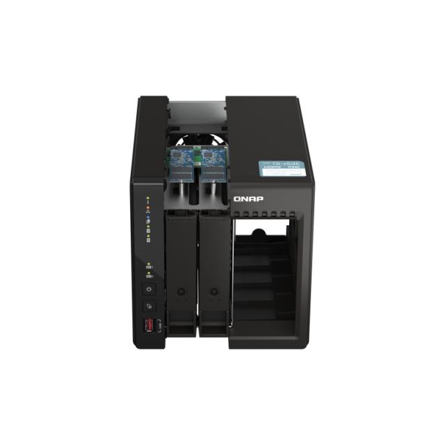 QNAP - TS-253E NAS Torre Intel® Celeron® J6412 8 GB 0 TB QNAP QTS Negro