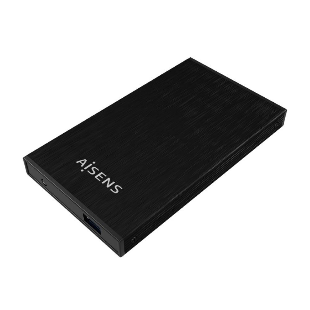 AISENS - Caja Externa 2,5? ASE-2523B 9.5MM SATA a USB 3.0/USB3.1 GEN1, Negra