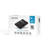 AISENS - Caja Externa 2,5? ASE-2523B 9.5MM SATA a USB 3.0/USB3.1 GEN1, Negra