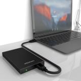 AISENS - Caja Externa 2,5? ASE-2523B 9.5MM SATA a USB 3.0/USB3.1 GEN1, Negra