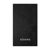 AISENS - Caja Externa 2,5? ASE-2523B 9.5MM SATA a USB 3.0/USB3.1 GEN1, Negra