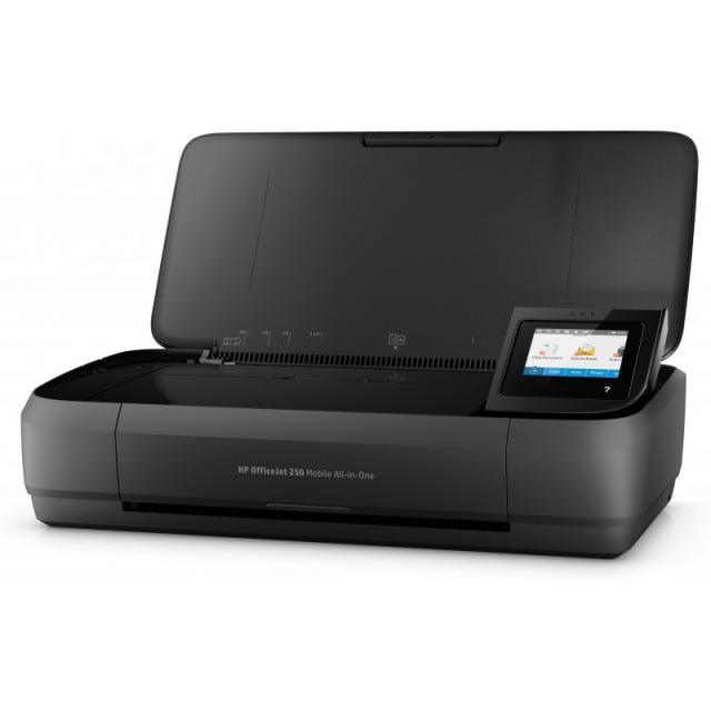 HP - OfficeJet Mobile 250 Inalámbrico All-in-One Color Impresora, Fotocopiadora, escáner