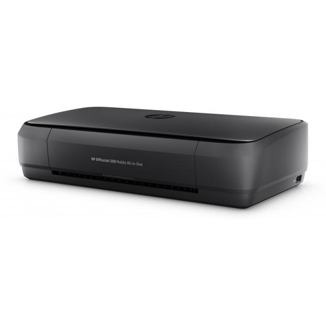 HP - OfficeJet Mobile 250 Inalámbrico All-in-One Color Impresora, Fotocopiadora, escáner