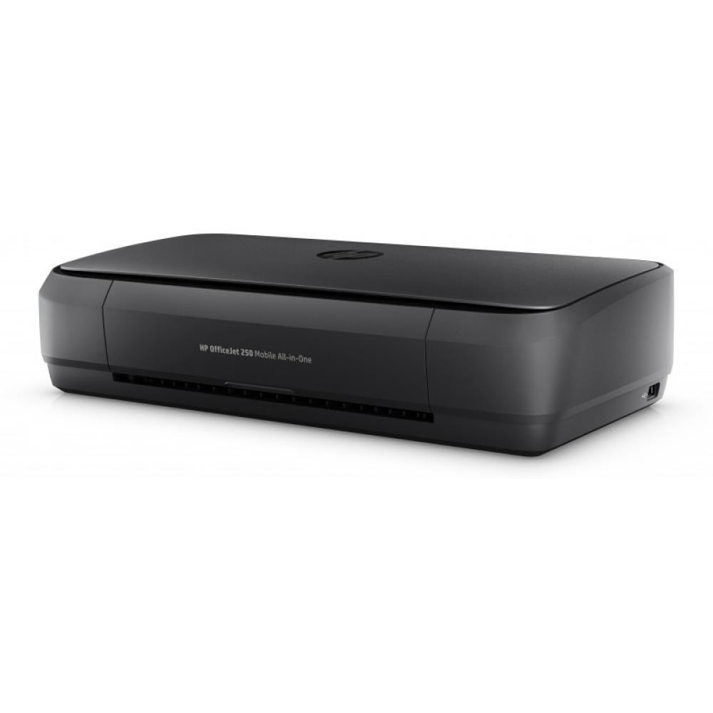 HP - OfficeJet Mobile 250 Inalámbrico All-in-One Color Impresora, Fotocopiadora, escáner