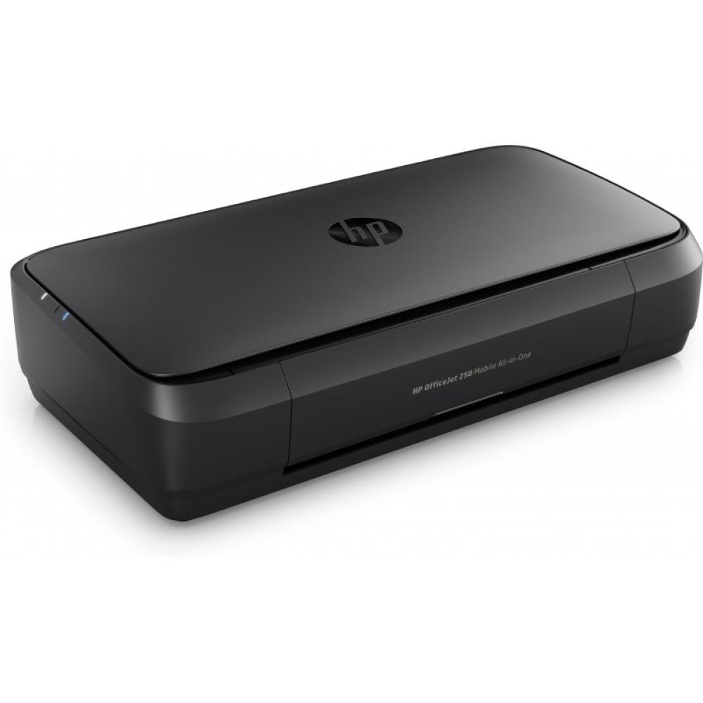 HP - OfficeJet Mobile 250 Inalámbrico All-in-One Color Impresora, Fotocopiadora, escáner