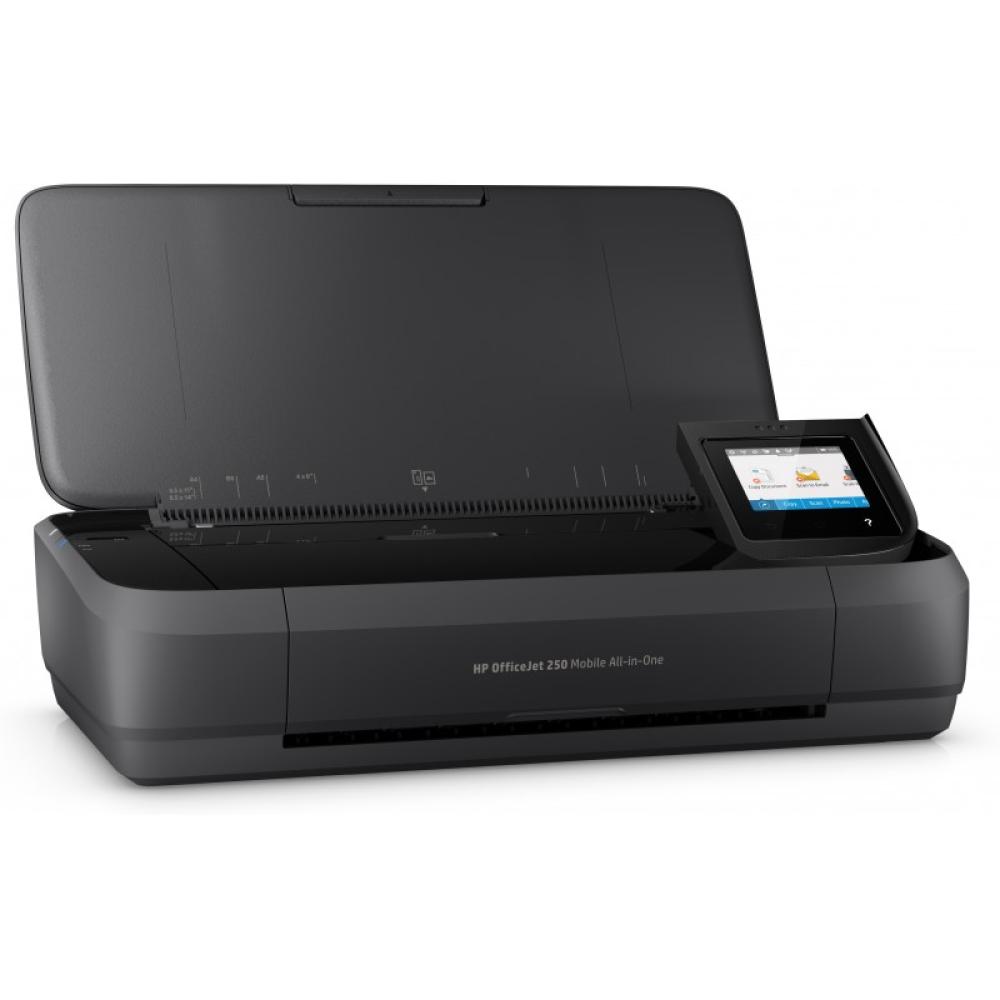 HP - OfficeJet Mobile 250 Inalámbrico All-in-One Color Impresora, Fotocopiadora, escáner