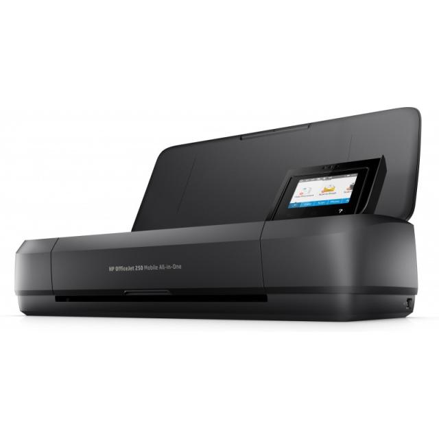 HP - OfficeJet Mobile 250 Inalámbrico All-in-One Color Impresora, Fotocopiadora, escáner
