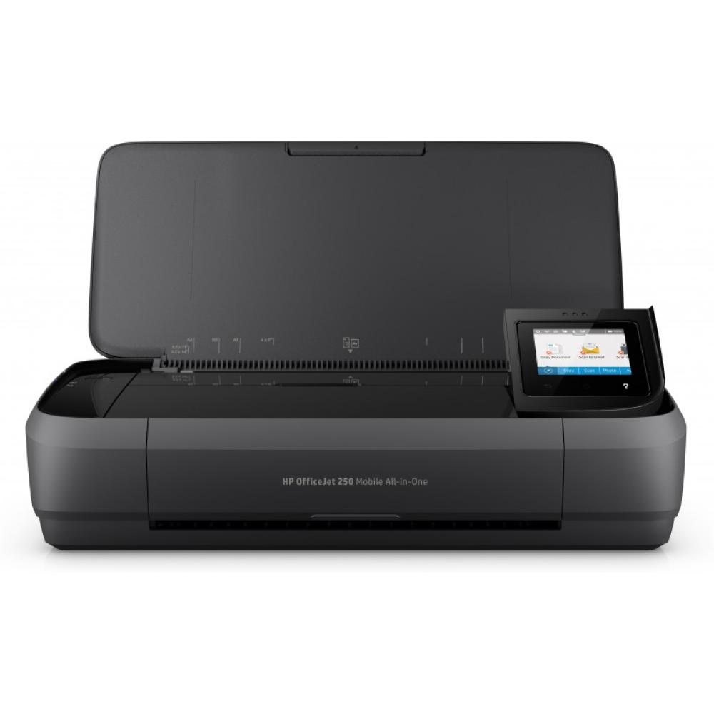 HP - OfficeJet Mobile 250 Inalámbrico All-in-One Color Impresora, Fotocopiadora, escáner