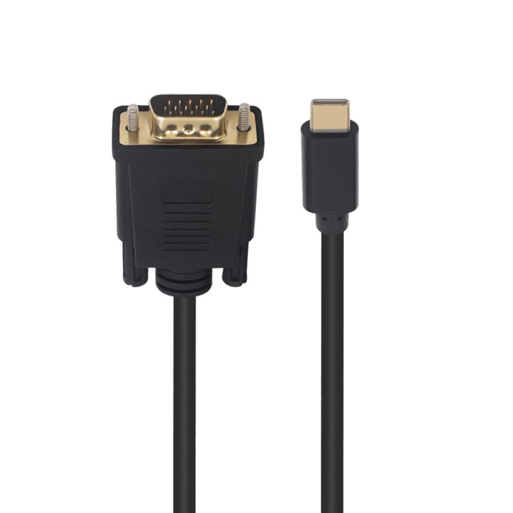 Ewent - EC1052 adaptador de cable de vídeo 1,8 m USB Tipo C VGA (D-Sub)