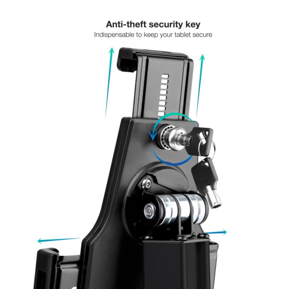 TooQ - TQTDS0811 soporte de seguridad para tabletas 26,7 cm (10.5") Negro