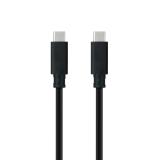 Nanocable - Cable USB 3.1 Gen2 10Gbps 5A, 4K/60Hz, USB-C/M-USB-C/M, Negro, 1.5 m