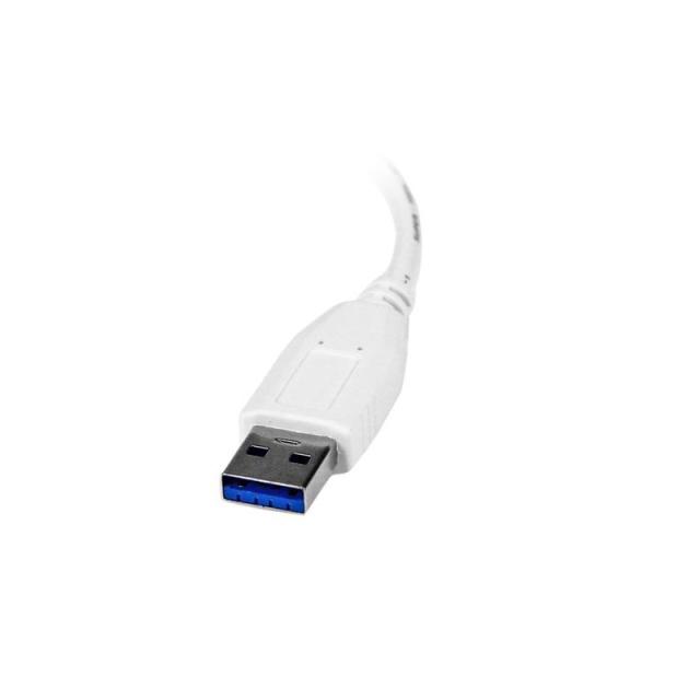StarTech.com - Adaptador Tarjeta de Red Externa NIC USB 3.0 a Ethernet Gigabit de 1 Puerto - 1x RJ45 Hembra - 1x USBA - 10/100/1