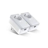 TP-Link - TL-PA4010P KIT V5 adaptador de red PowerLine 600 Mbit/s Ethernet Blanco 2 pieza(s)