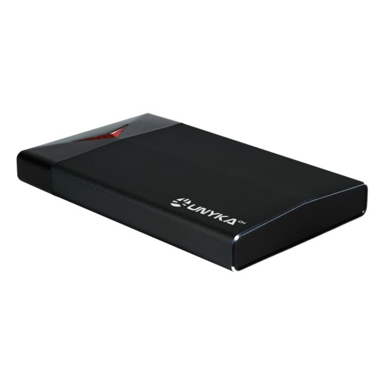 UNYKAch - UK 25303 Caja de disco duro (HDD) Negro 2.5"