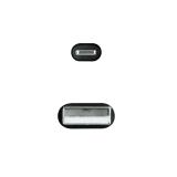 Nanocable - Cable Lightning a USB 2.0, Lightning/M -USB A/M, Negro, 1 m