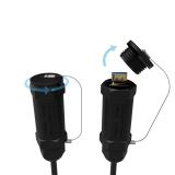 AISENS - Cable HDMI V2.1 AOC con Armadura Ultra Alta Velocidad / Hec 8K@60Hz 4K@120Hz 4:4:4 48Gbps, A/M-A/M, Negro, 50M