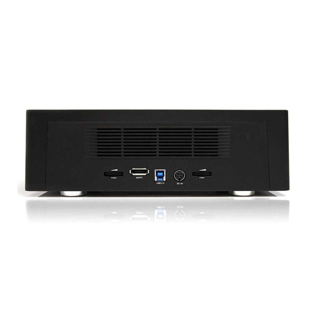 StarTech.com - Clonador Borrador Autónomo USB 3.0 / eSATA a SATA de 4 Bahías para Discos Duros y SSDs 1:3 - Docking Station - Sa