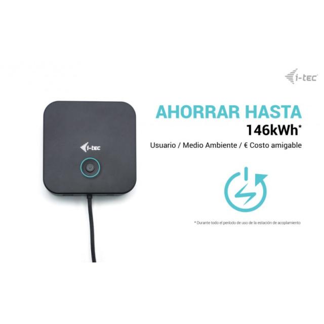 i-tec - USB-C HDMI Dual DP Docking Station with Power Delivery 100 W