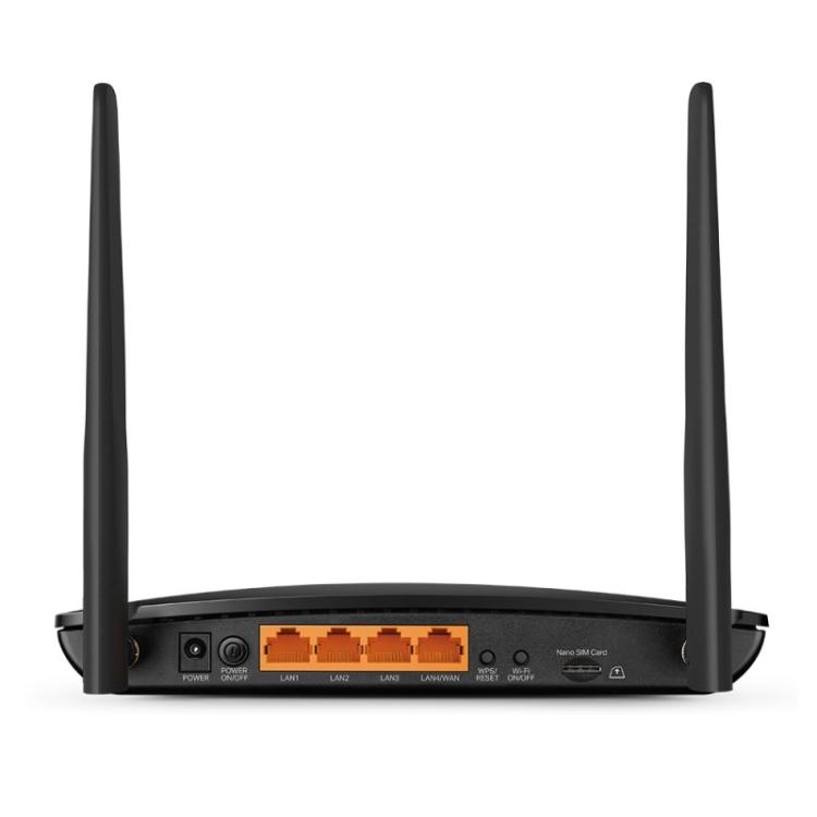 TP-Link - Archer MR500 router inalámbrico Gigabit Ethernet Doble banda (2,4 GHz / 5 GHz) 4G Negro