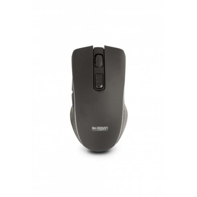 Urban Factory - Onlee ratón Juego Ambidextro RF Wireless + Bluetooth Óptico 2400 DPI