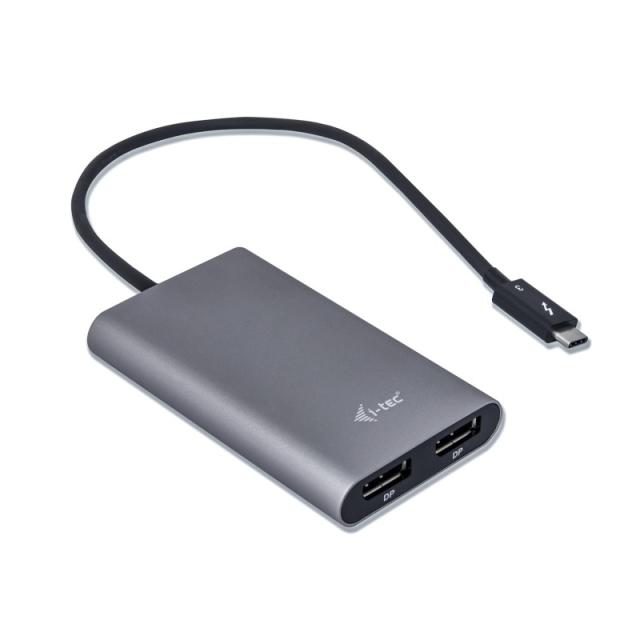 i-tec - Thunderbolt 3 Dual DP Video Adapter