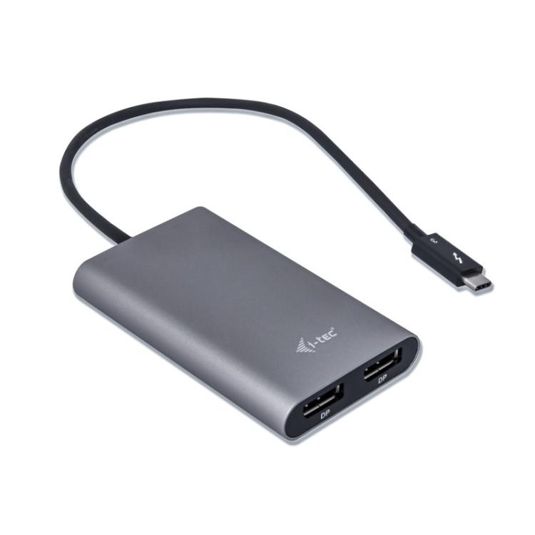i-tec - Thunderbolt 3 Dual DP Video Adapter
