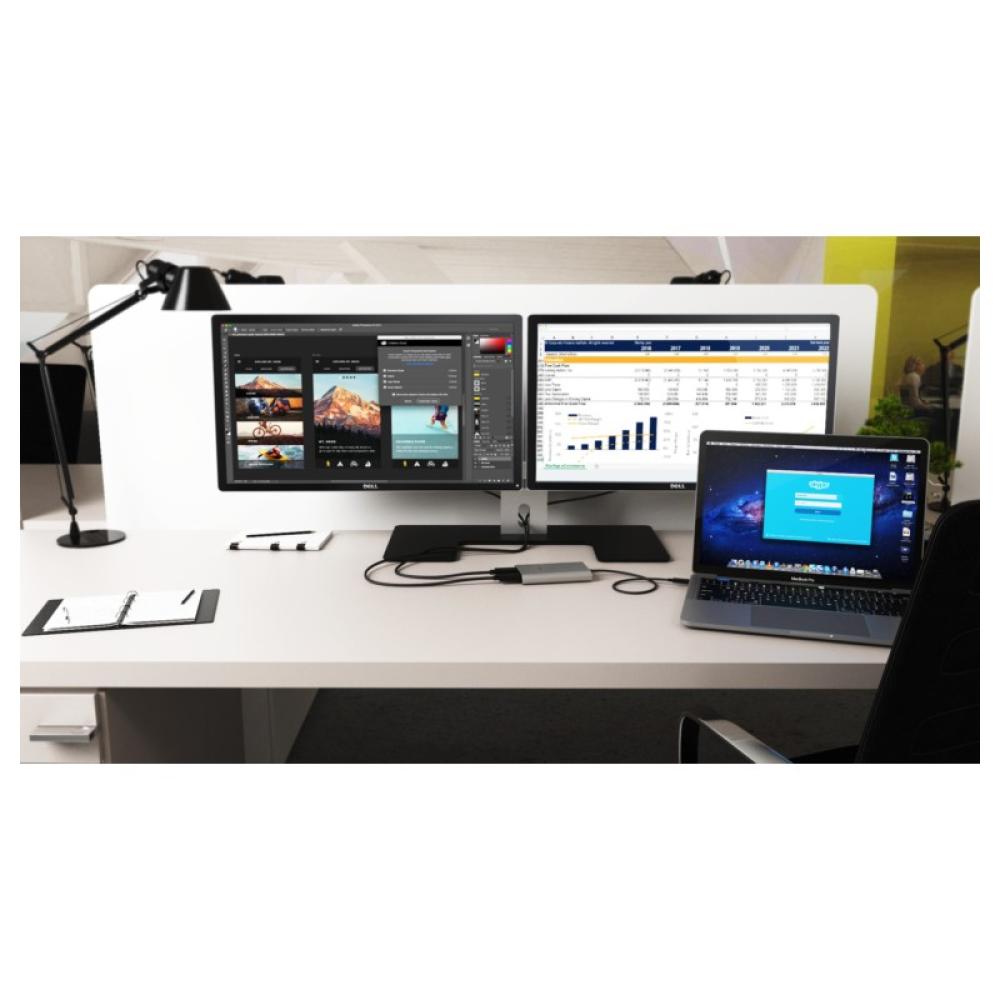 i-tec - Thunderbolt 3 Dual DP Video Adapter