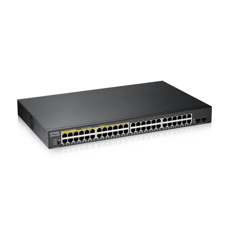 Zyxel - GS1900-48HPv2 Gestionado L2 Gigabit Ethernet (10/100/1000) Energía sobre Ethernet (PoE) Negro