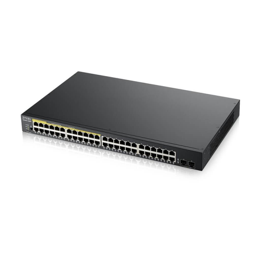 Zyxel - GS1900-48HPv2 Gestionado L2 Gigabit Ethernet (10/100/1000) Energía sobre Ethernet (PoE) Negro
