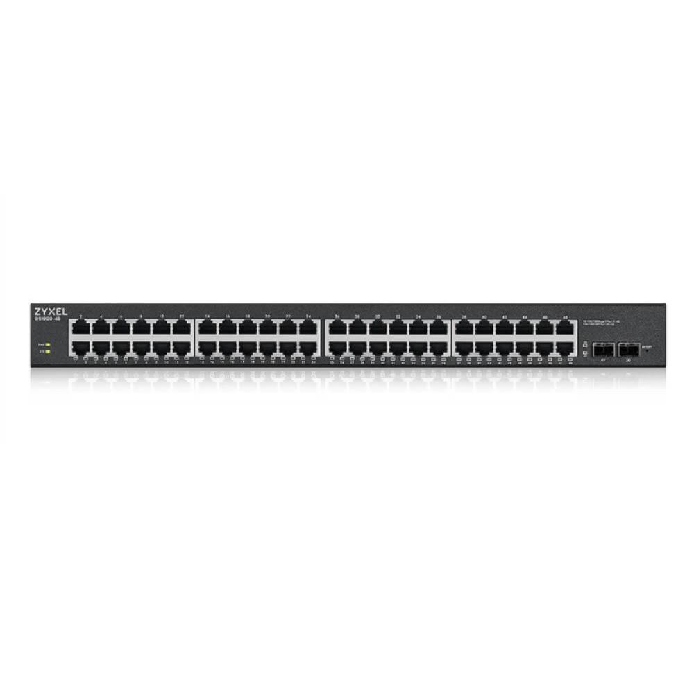 Zyxel - GS1900-48HPv2 Gestionado L2 Gigabit Ethernet (10/100/1000) Energía sobre Ethernet (PoE) Negro