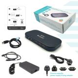 i-tec - Thunderbolt 3/USB-C Dual 4K Docking Station + USB-C to DisplayPort Cable (1,5 m) + Power Delivery 60W
