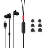 Lenovo - 4XD1C99220 auricular y casco Auriculares Alámbrico Dentro de oído Música/uso diario USB Tipo C Negro