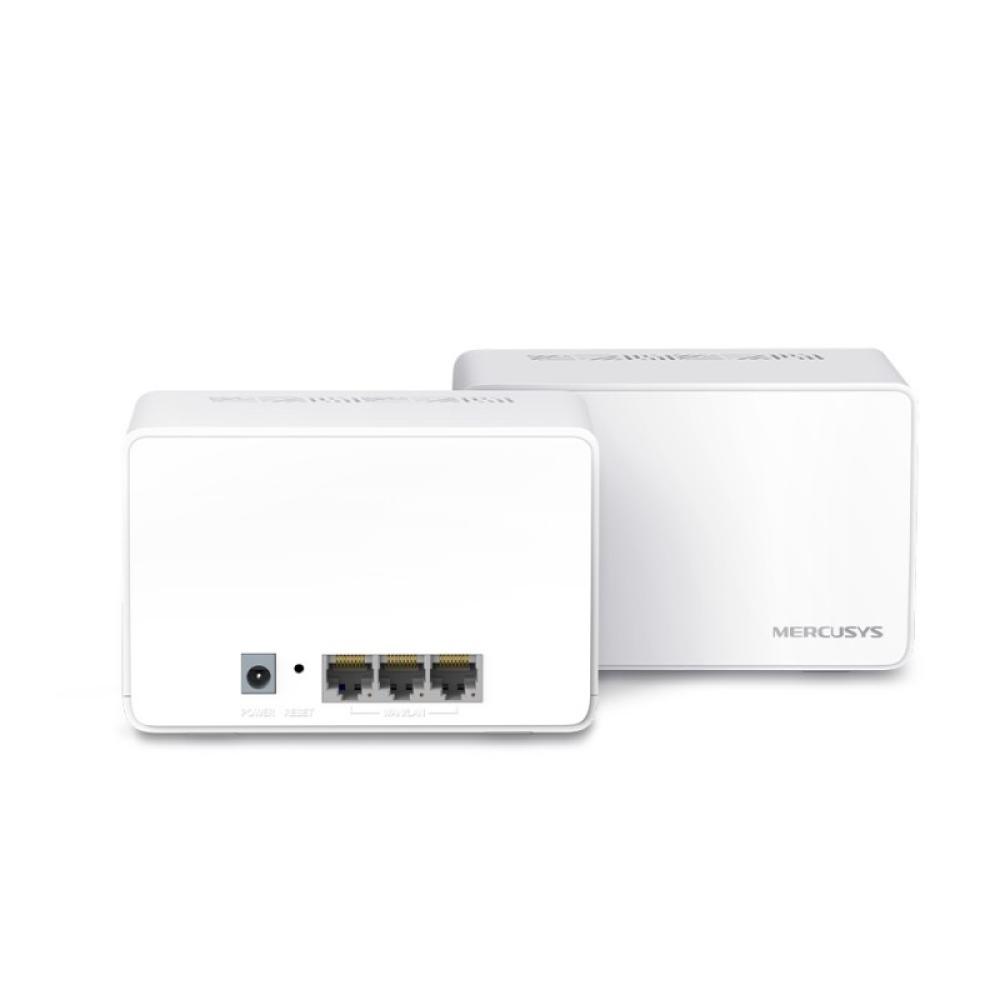 Mercusys - Halo H80X (2-pack) Doble banda (2,4 GHz / 5 GHz) Wi-Fi 6 (802.11ax) Blanco 3 Interno
