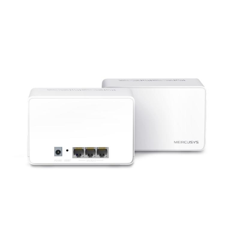 Mercusys - Halo H80X (2-pack) Doble banda (2,4 GHz / 5 GHz) Wi-Fi 6 (802.11ax) Blanco 3 Interno