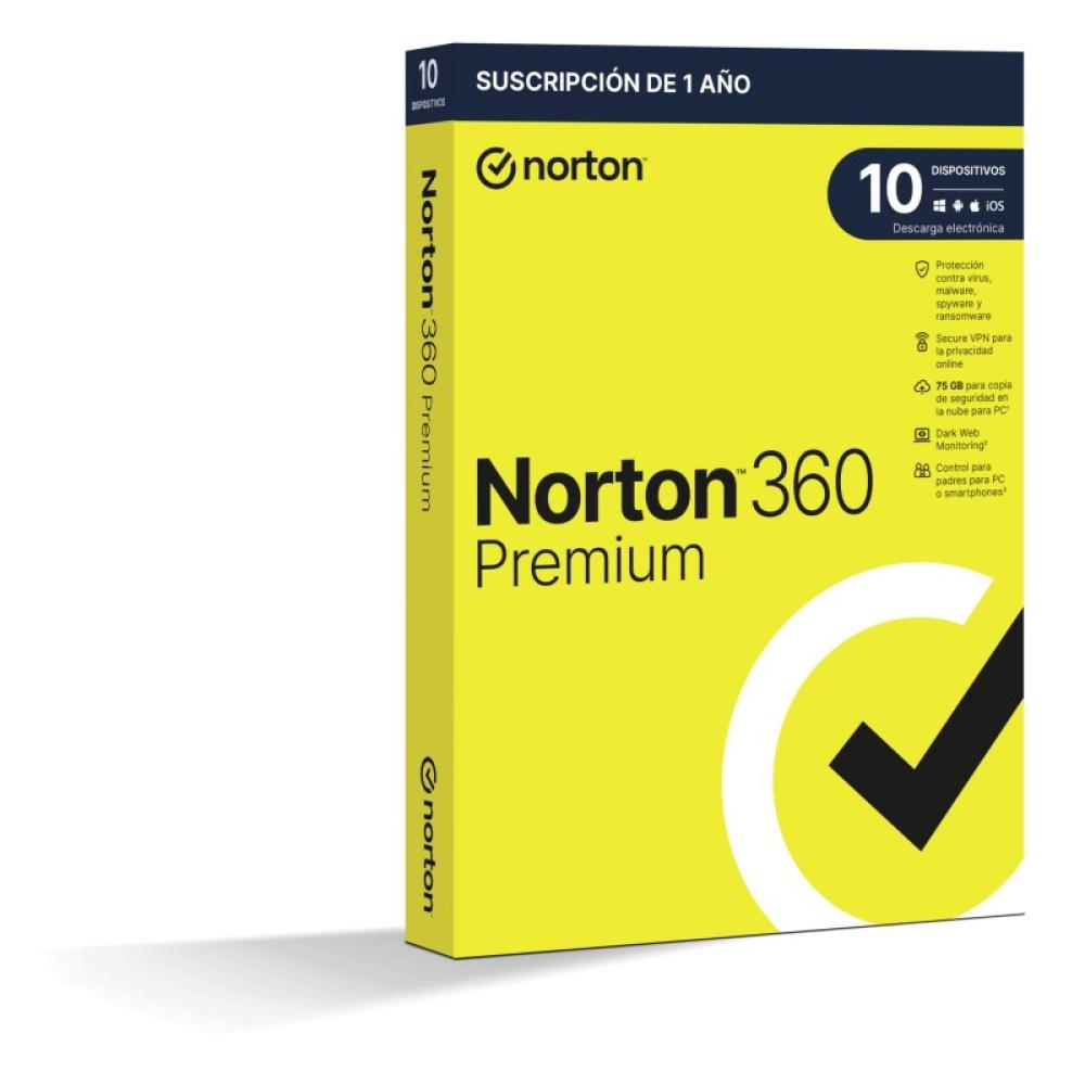 Norton - 360 Premium Antivirus security Base Español 1 licencia(s) 1 año(s)