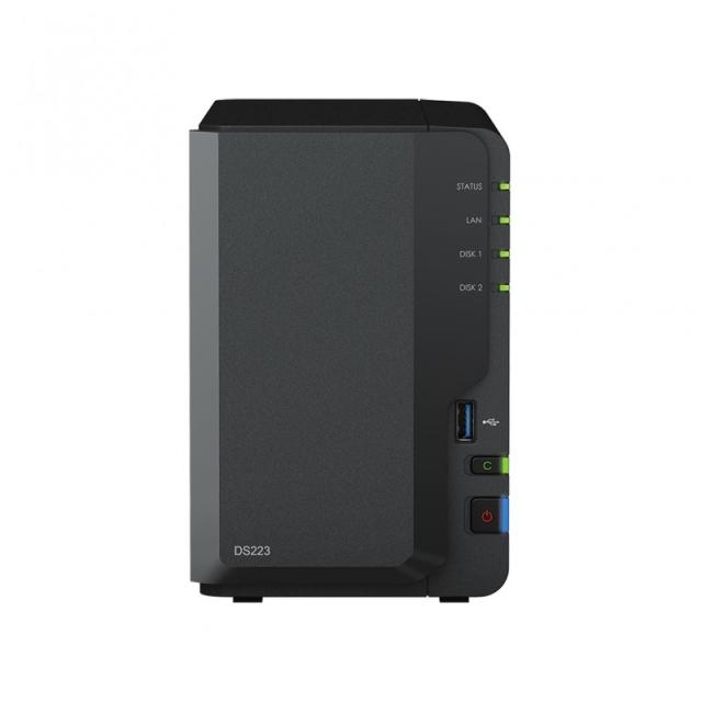 Synology - DiskStation DS223 servidor de almacenamiento NAS Escritorio Realtek RTD1619B 2 GB DDR4