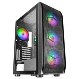 Mars Gaming - MC-KX, Torre Gaming Premium E-ATX, Sistema CPU Freezer, 5 Ventiladores ARGB Ultra-silenciosos, Controladora - MCKX
