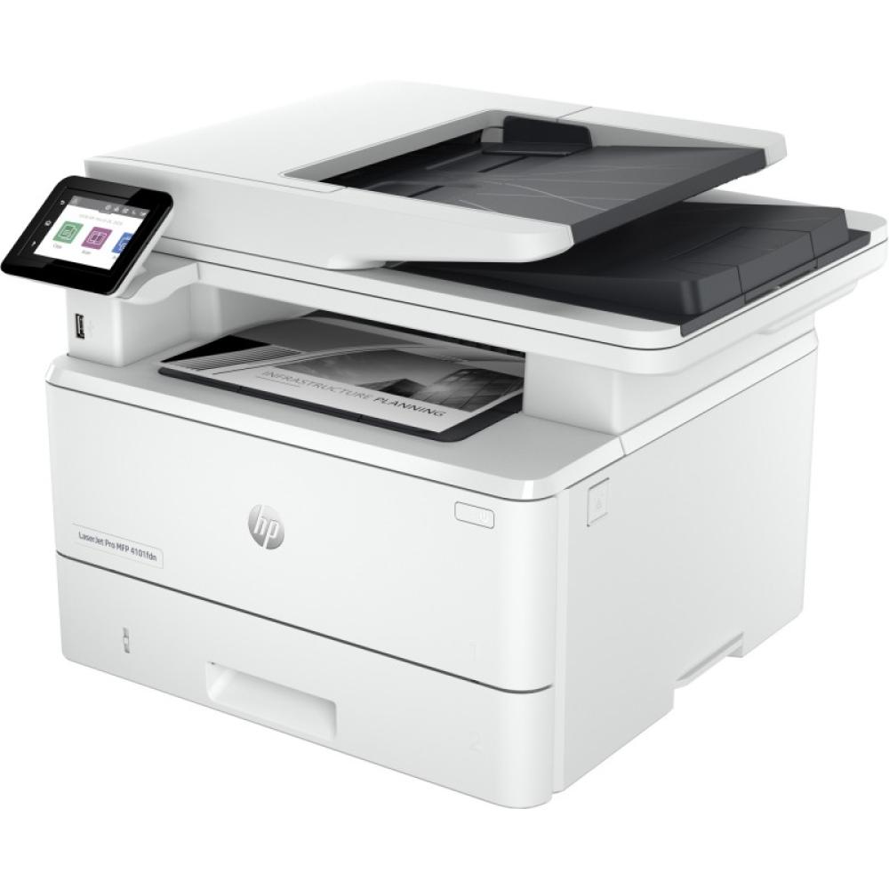 HP - LaserJet Pro 4102dw Inalámbrico Multifunction Blanco y negro Impresora, Fotocopiadora, escáner Dúplex