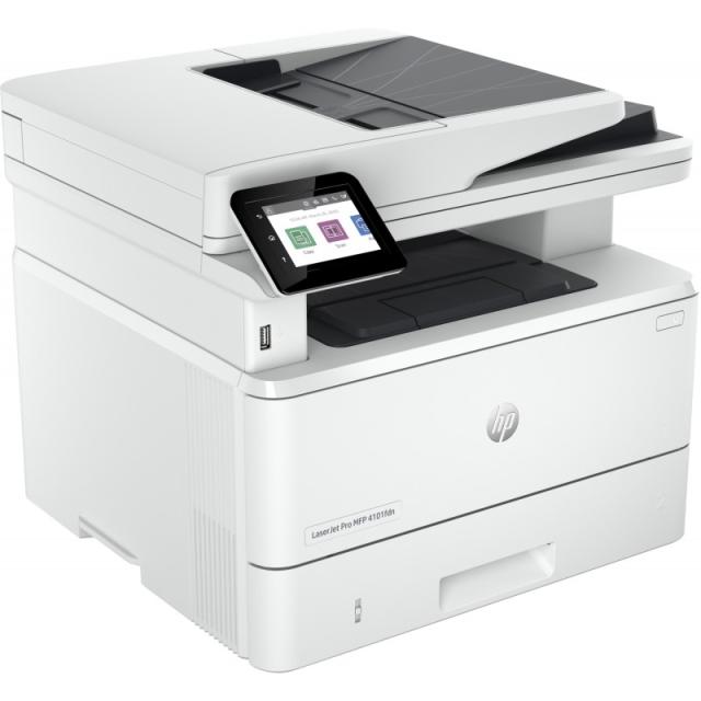HP - LaserJet Pro 4102dw Inalámbrico Multifunction Blanco y negro Impresora, Fotocopiadora, escáner Dúplex