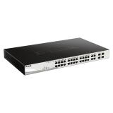 D-Link - DGS-1210-28P switch Gestionado L2 Gigabit Ethernet (10/100/1000) Energía sobre Ethernet (PoE) 1U Negro
