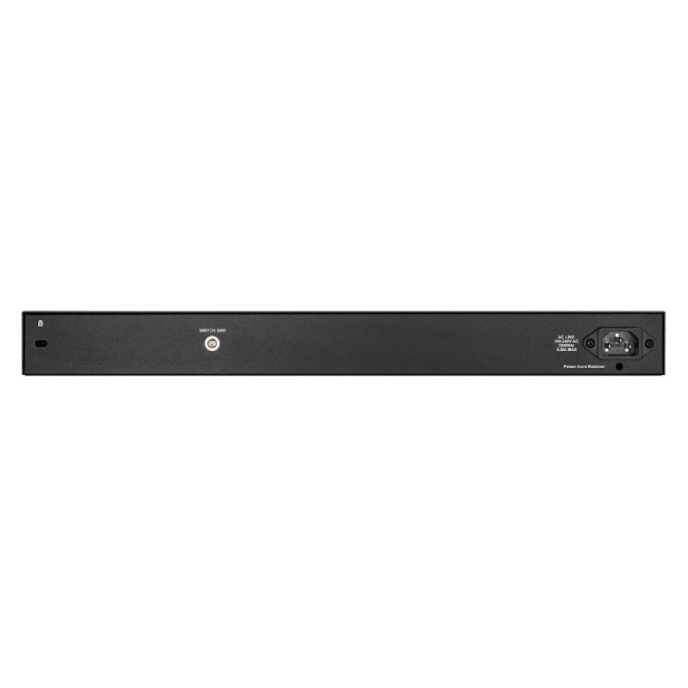 D-Link - DGS-1210-28P switch Gestionado L2 Gigabit Ethernet (10/100/1000) Energía sobre Ethernet (PoE) 1U Negro