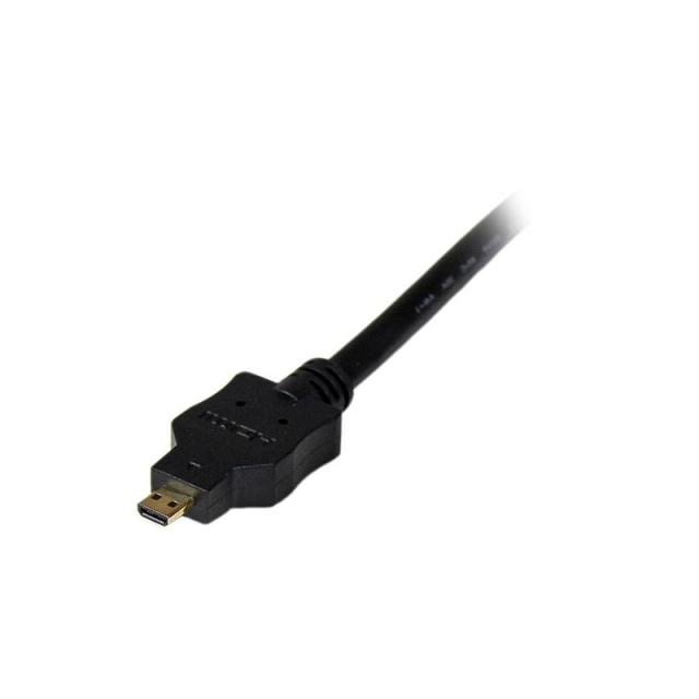 StarTech.com - Cable de 2m Adaptador Conversor Micro HDMI a DVI-D para Tablet y Teléfono Móvil - Convertidor de Vídeo para Dispo