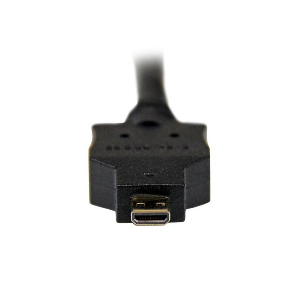 StarTech.com - Cable de 2m Adaptador Conversor Micro HDMI a DVI-D para Tablet y Teléfono Móvil - Convertidor de Vídeo para Dispo