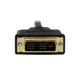 StarTech.com - Cable de 2m Adaptador Conversor Micro HDMI a DVI-D para Tablet y Teléfono Móvil - Convertidor de Vídeo para Dispo