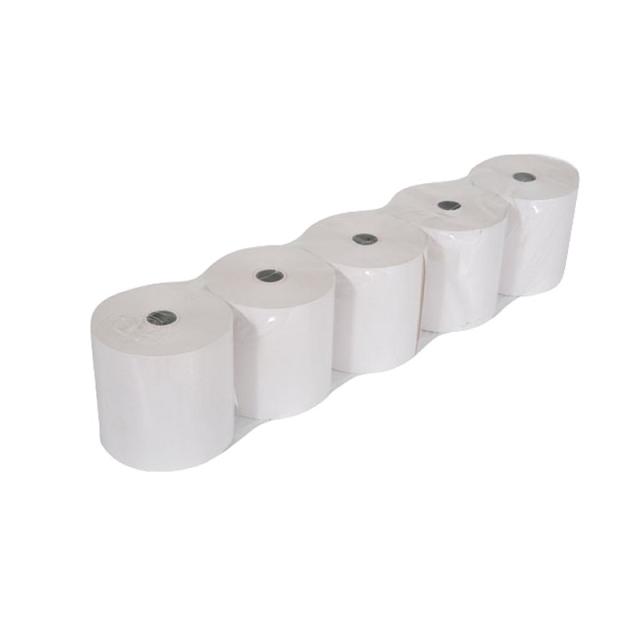 iggual - Pack 5 rollos papel térmico sin BPA 80X80mm