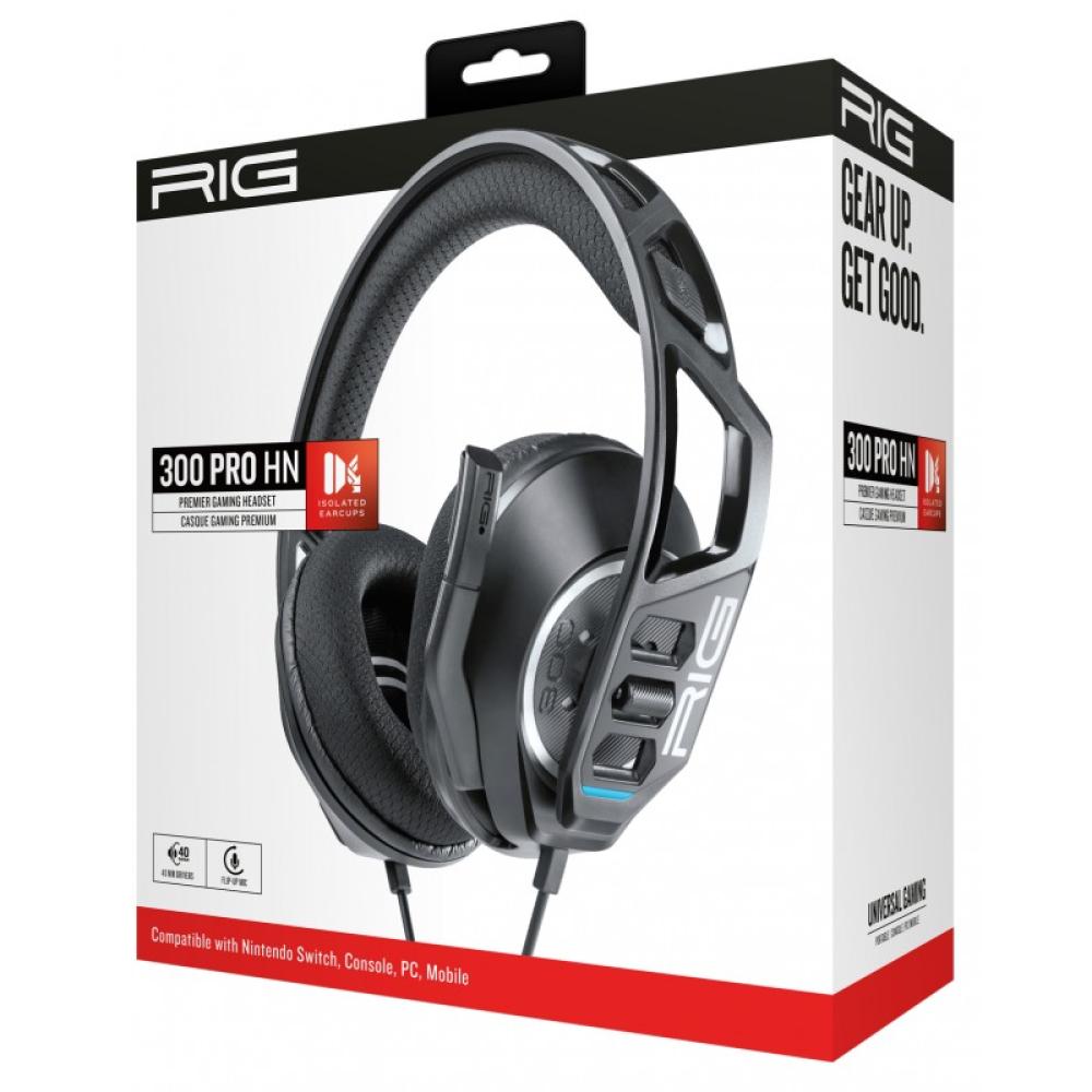 NACON - RIG 300 PRO HN Auriculares Alámbrico Diadema Juego Negro