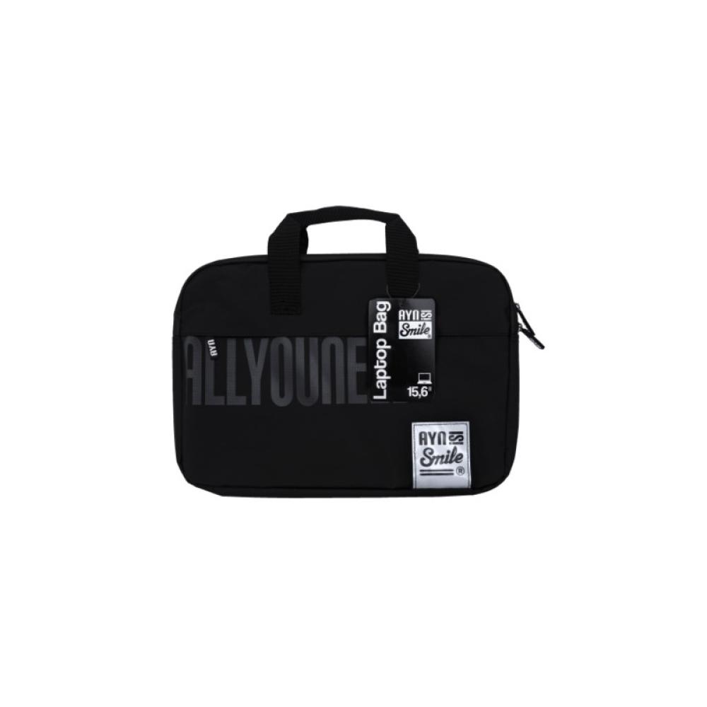 Smile - Maletín Portátil hasta 15.6" Tarpaulin AKIRA Black