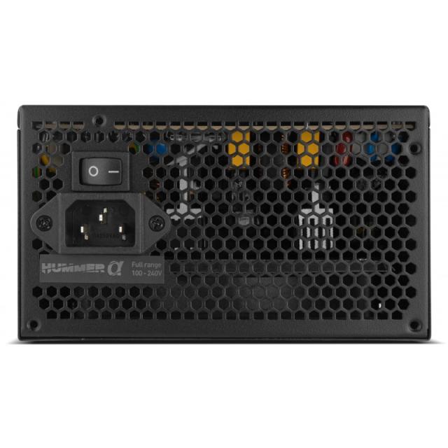 NOX - Hummer Alpha unidad de fuente de alimentación 600 W 24-pin ATX ATX Negro