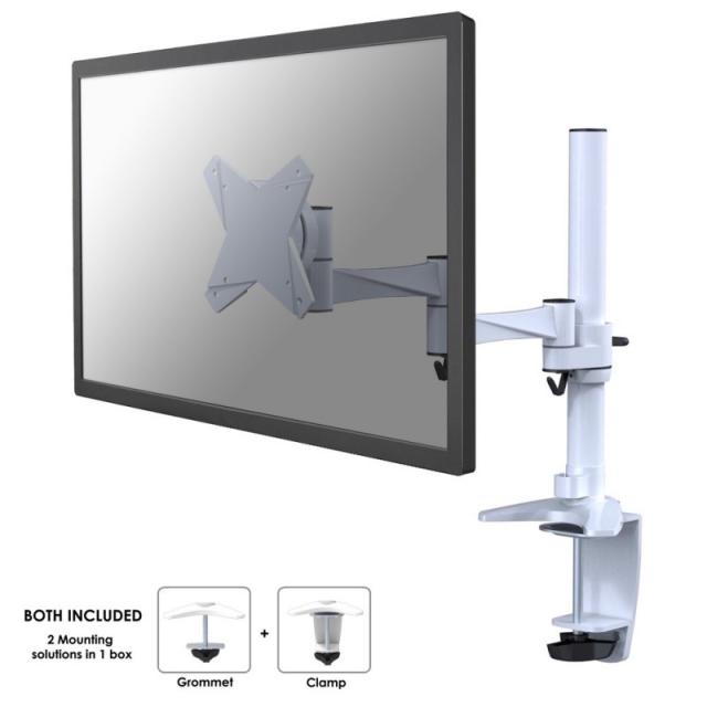 Neomounts - FPMA-D1330WHITE Brazo de monitor 10-30"