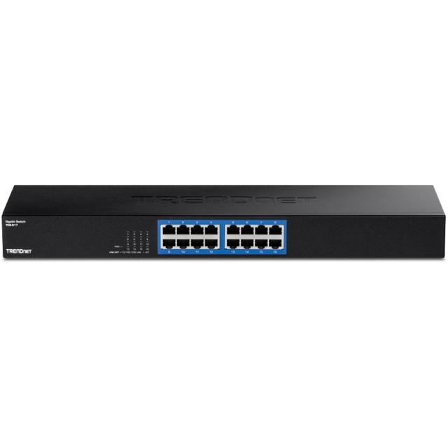 Trendnet - TEG-S17 switch Gigabit Ethernet (10/100/1000) Negro